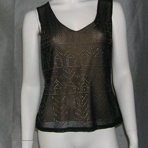 TALBOTS COLLECTION | Studded Mesh Tank Top